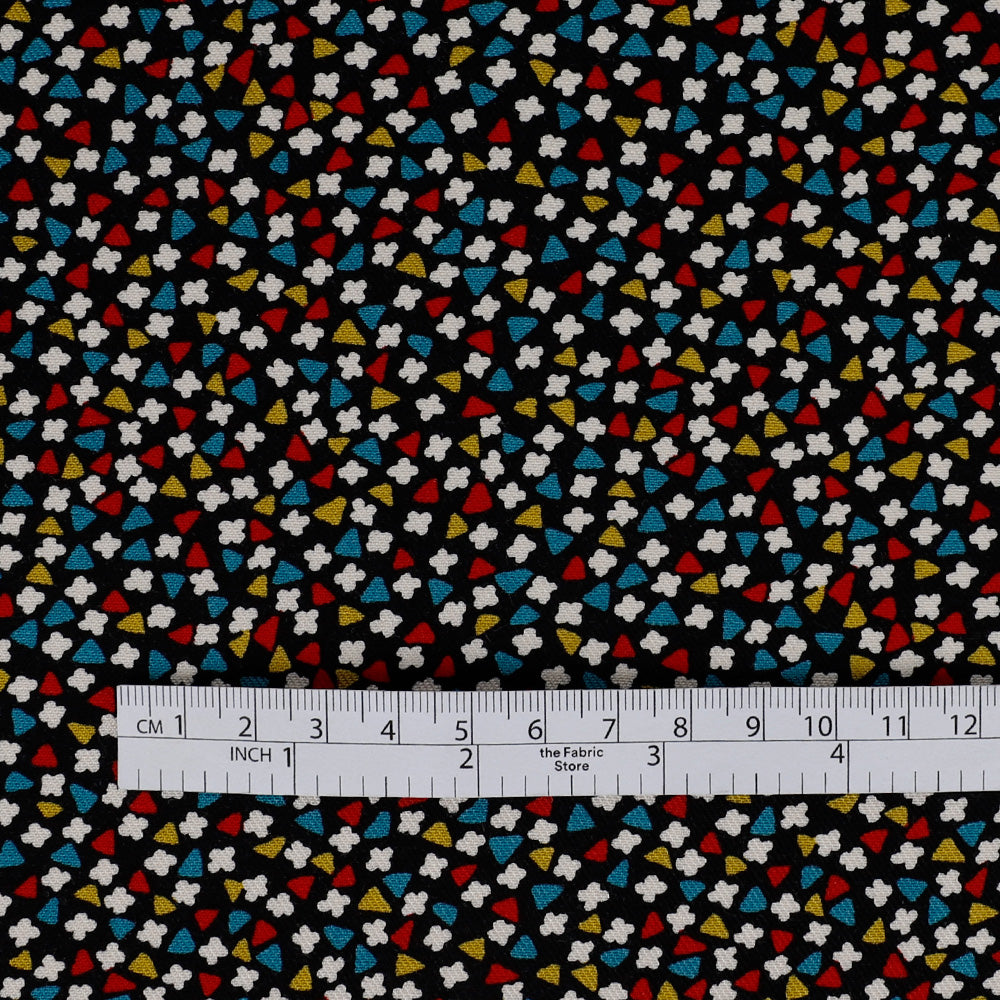 Confetti Rayon Twill - Primary