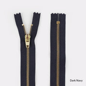 Jean Zips - 18cm - Dark Navy