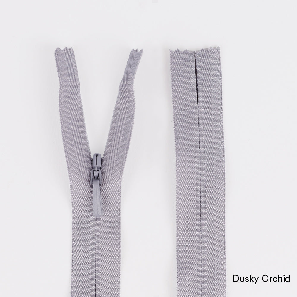 Invisible Zips - 40cm - Dusky Orchid