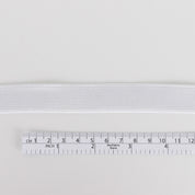 Woven Elastic 19mm - White