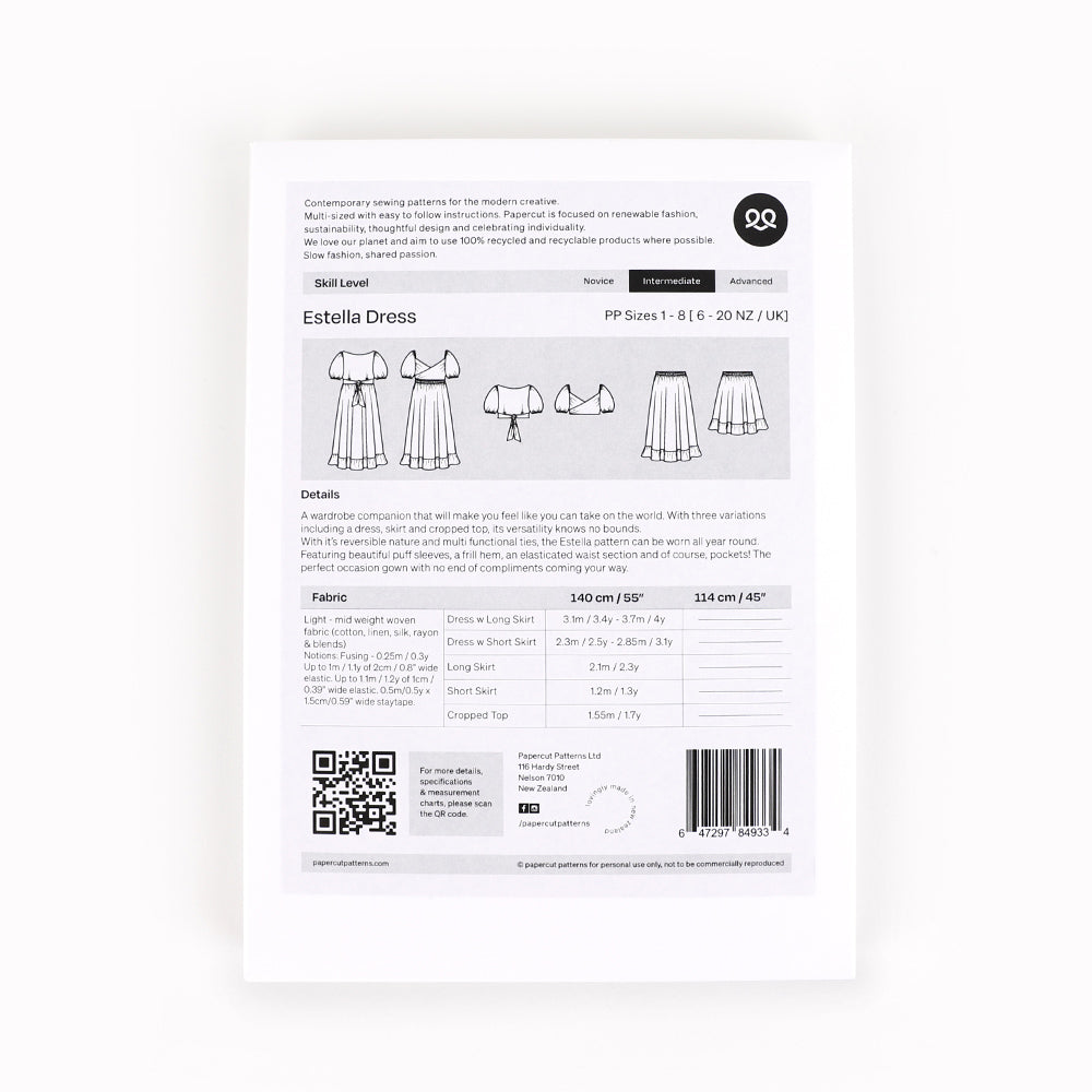 Papercut Pattern - Estella Dress