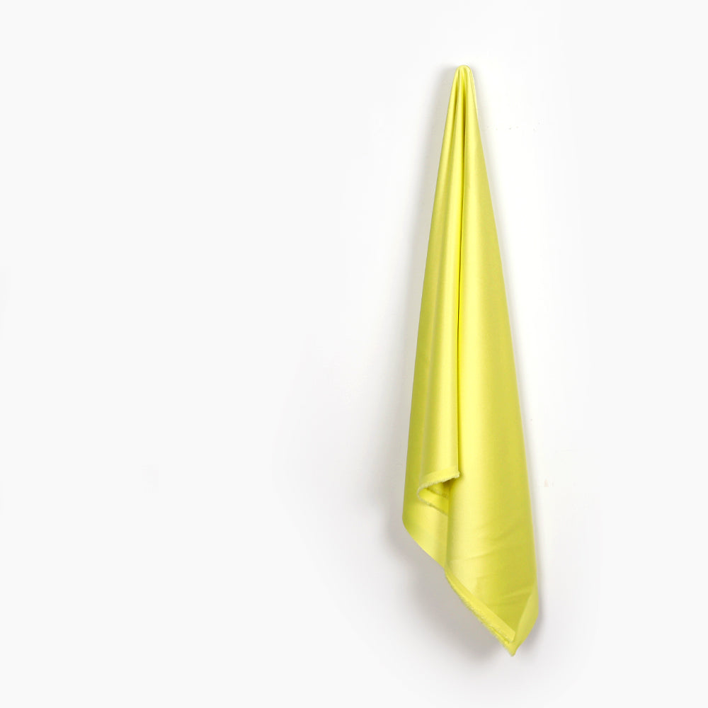 Poly Satin - Highlighter Yellow
