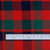 Festive Brushed Cotton Check - Red