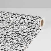 Flamingo Rayon Challis - Black