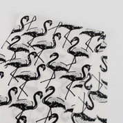 Flamingo Rayon Challis - Black