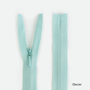 Invisible Zips - 23cm - Glacier