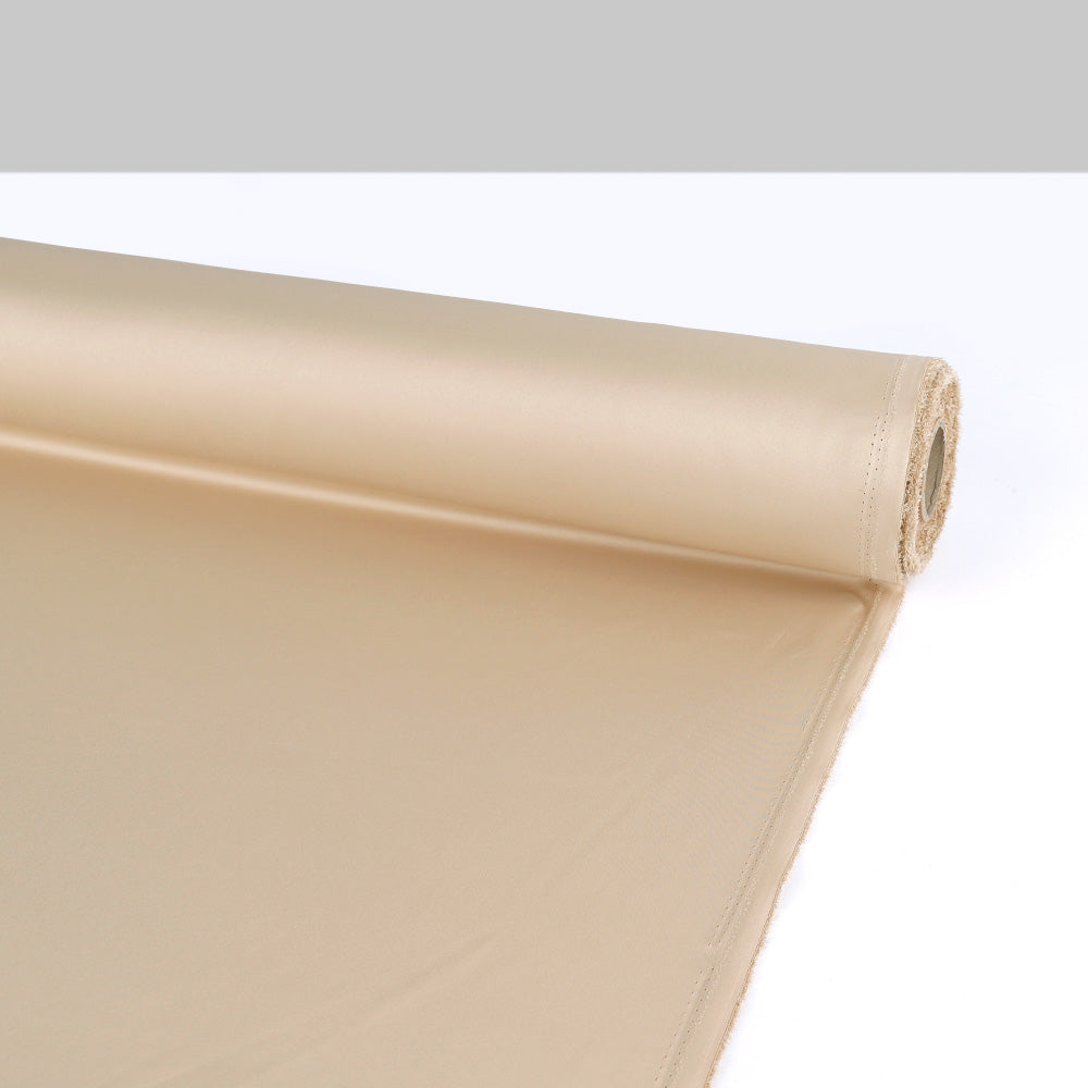 Triacetate / Poly Satin - Crema