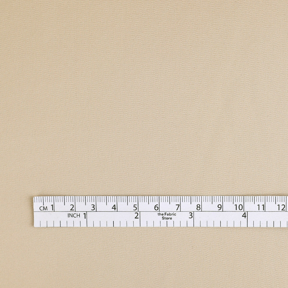 Triacetate / Poly Satin - Crema