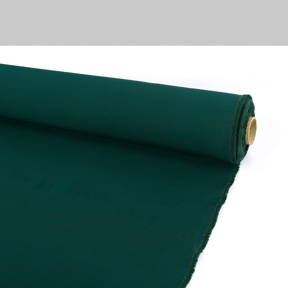 Stretch Cotton Blend Suiting - Malachite