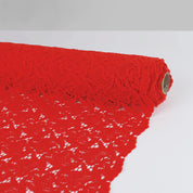 Guipure Cotton Lace - Red