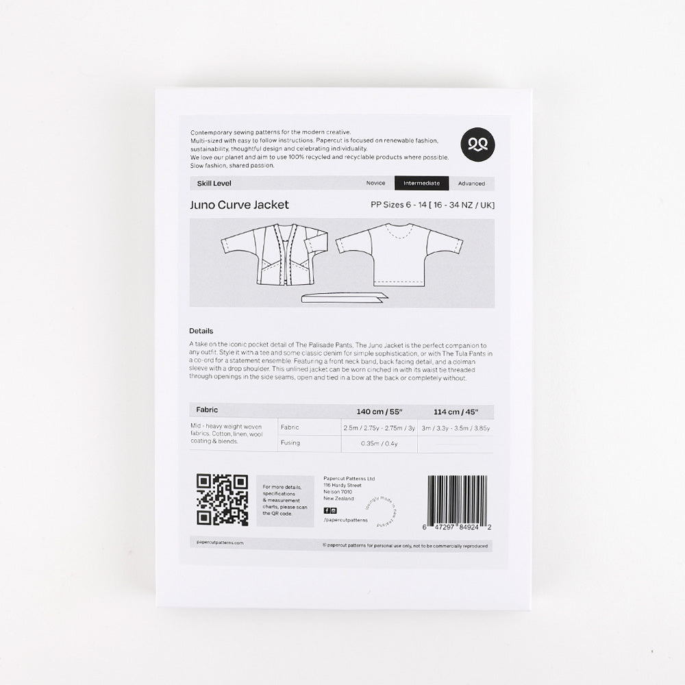 Papercut Patterns - Juno Curve Jacket