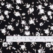 10oz White Rose Denim - Black