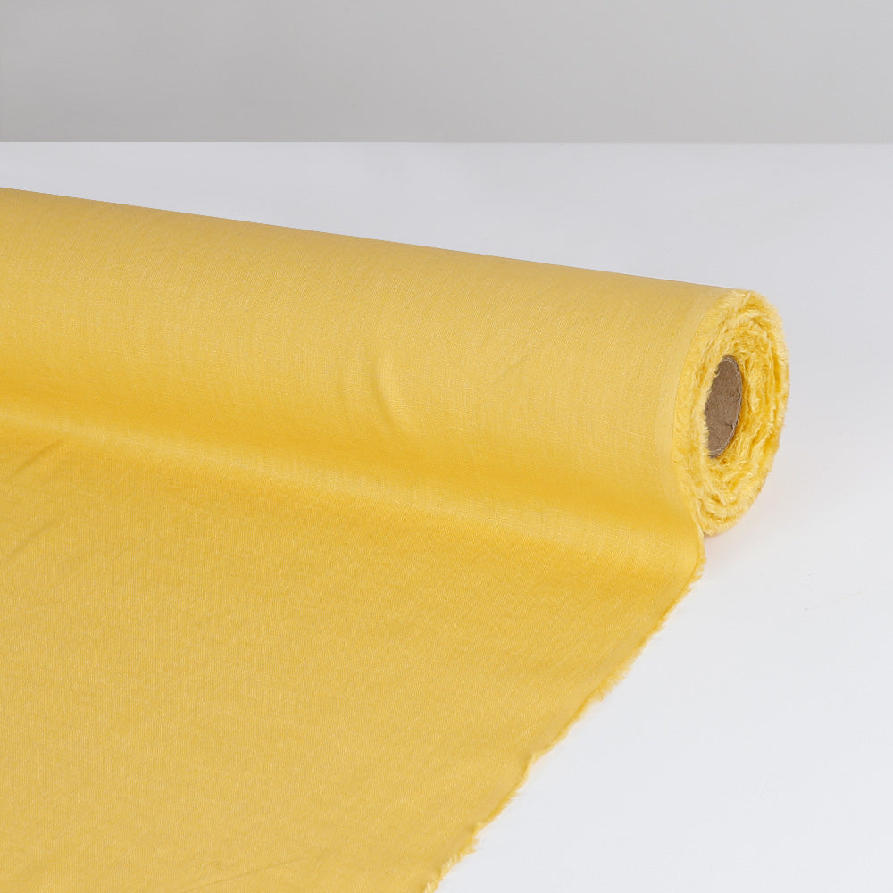 Vintage Finish Linen - Buttercup