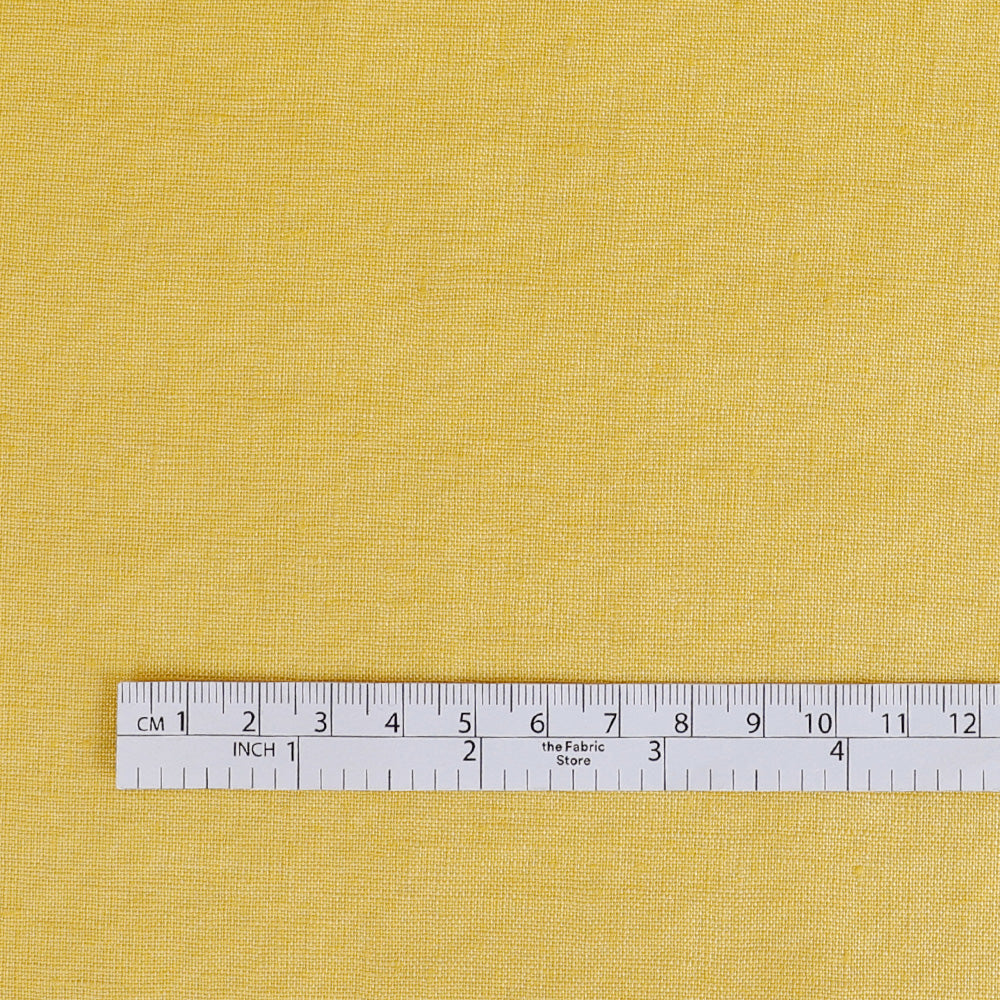 Vintage Finish Linen - Buttercup