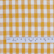 Gingham Linen - Canary