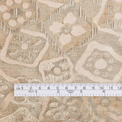 Flower Tiles Metallic Jacquard - Gold