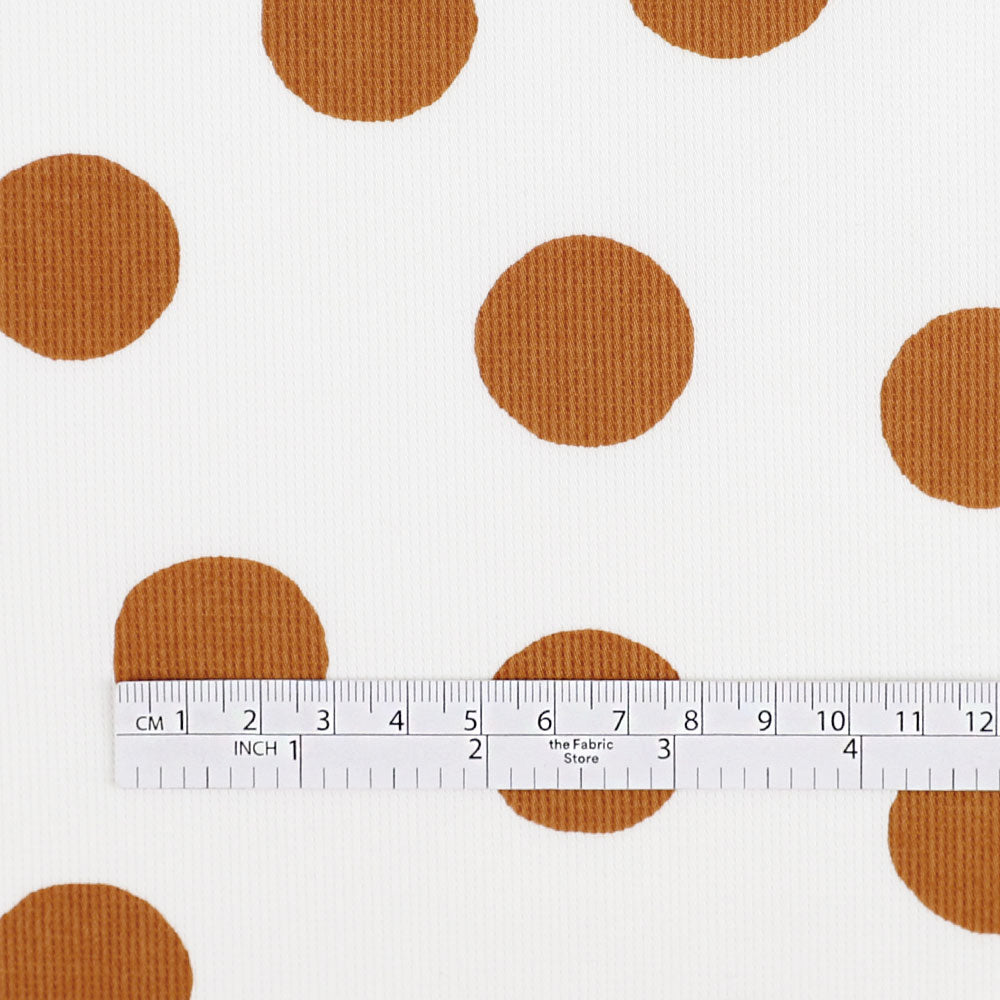 Big Spot Stretch Cotton - Ochre