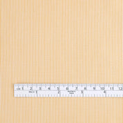 Mini Stripe Cotton Shirting - Canary