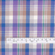 Plaid Cotton Shirting - Lavender