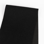 Heavyweight Mottled Stretch Knit - Black