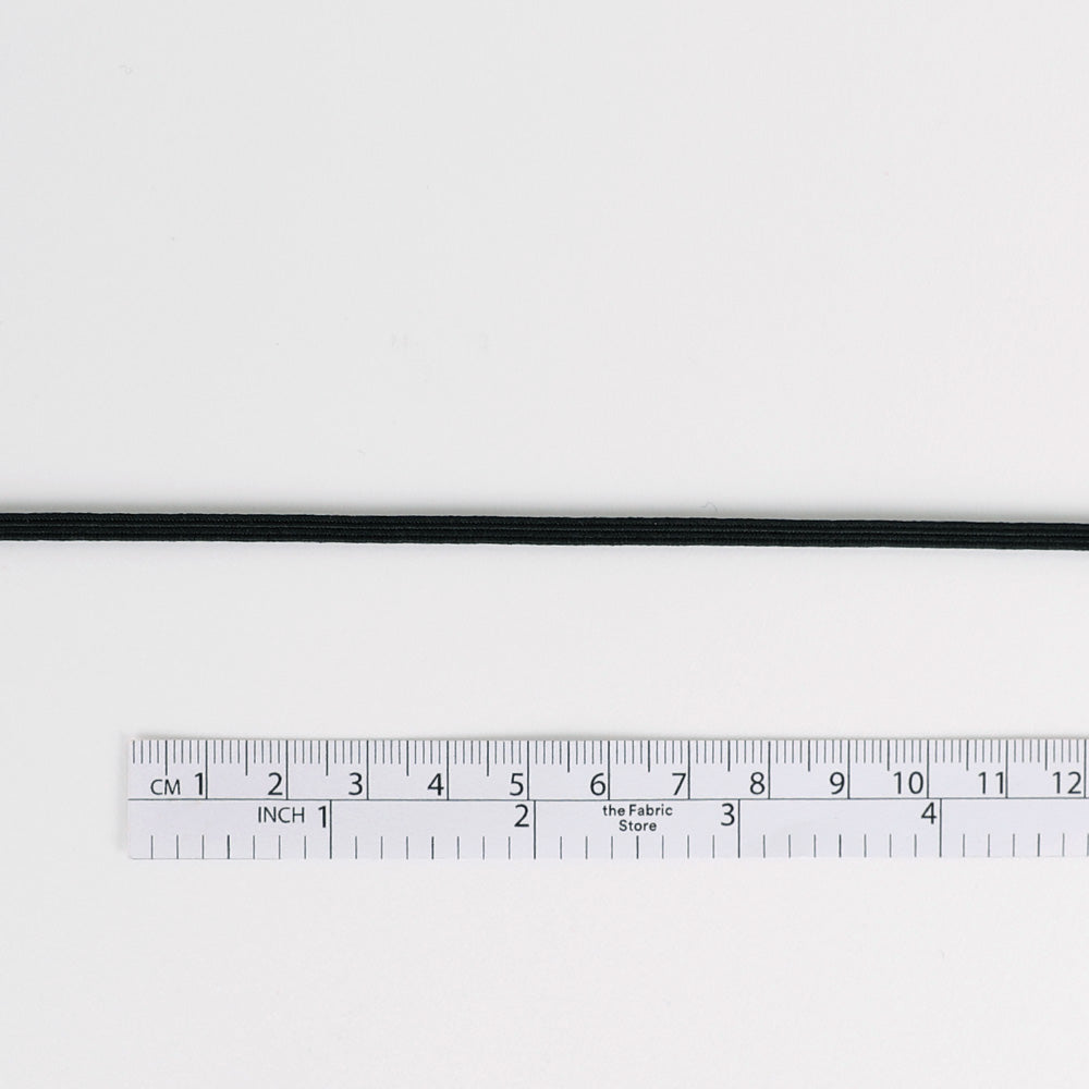 Braided Elastic 3mm - Black