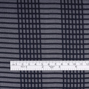 Sheer Check Silk - Midnight