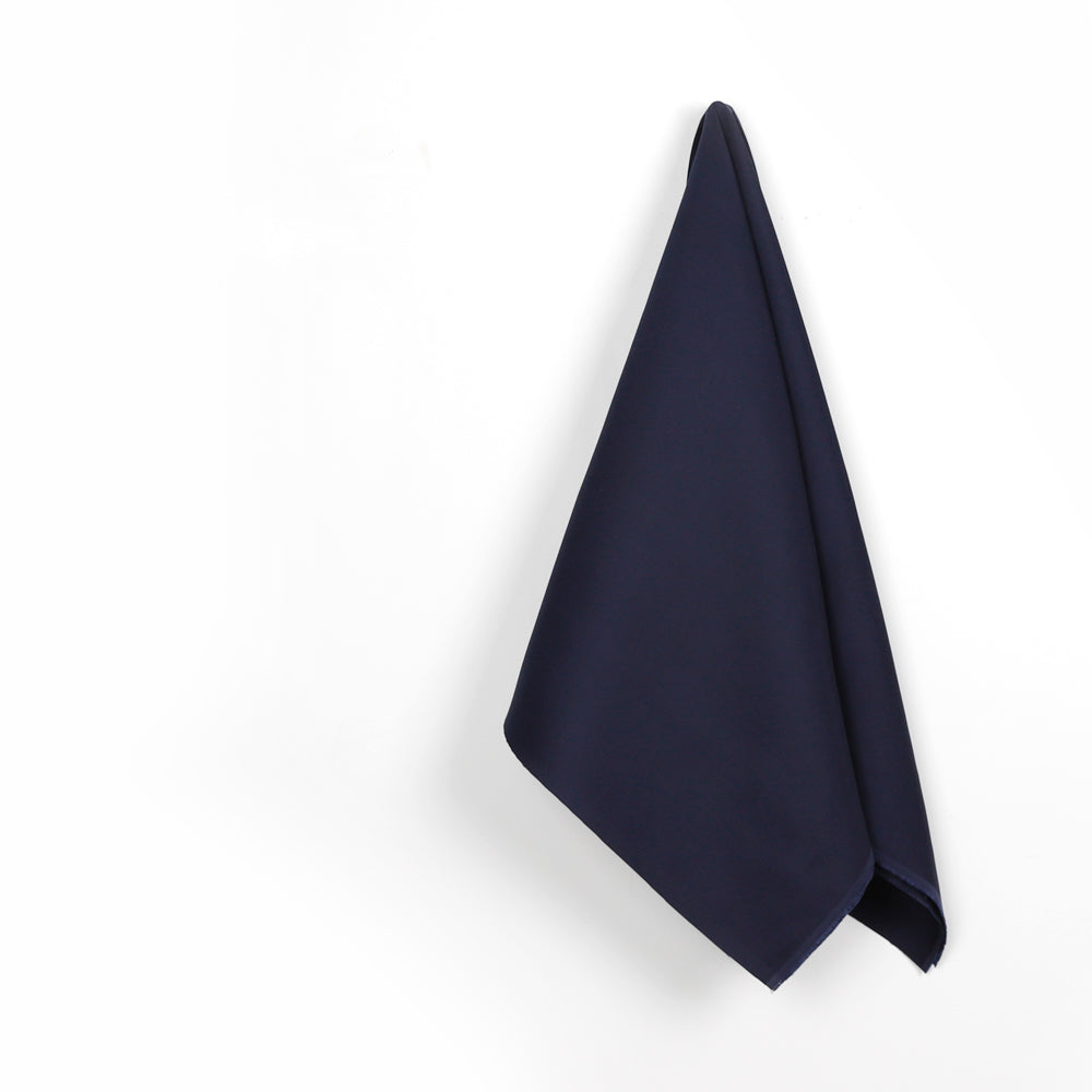 Cotton Ottoman - Navy