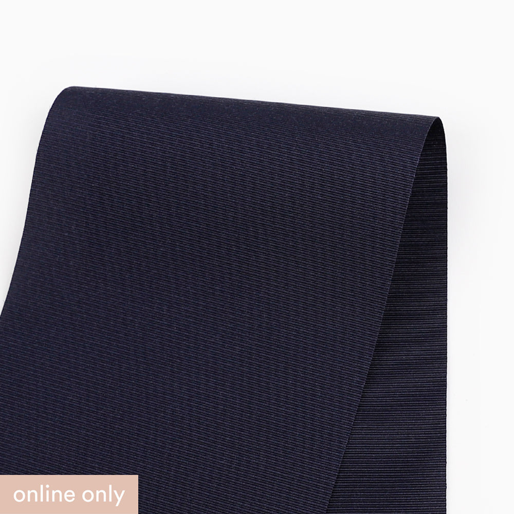 Cotton Ottoman - Navy