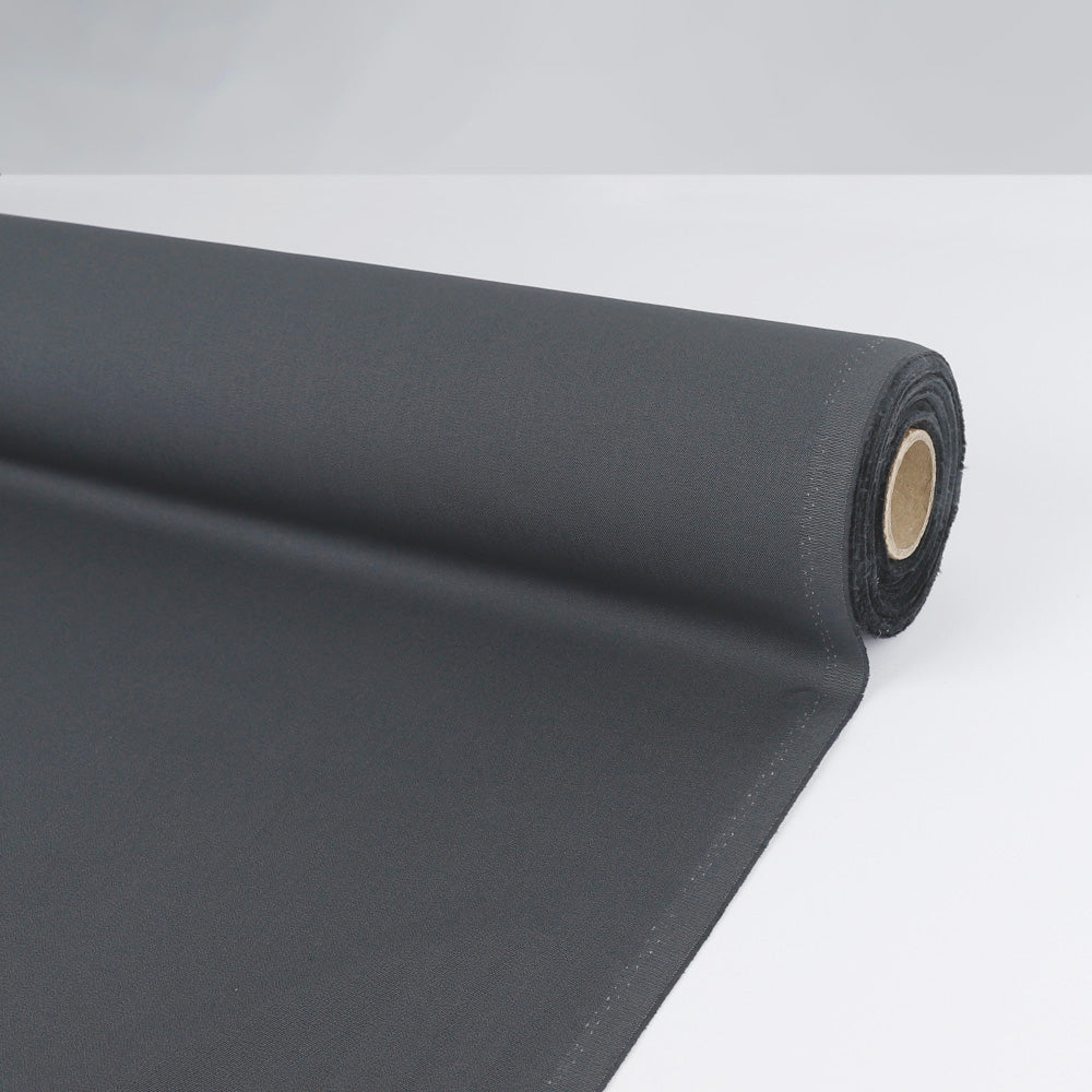 Heavyweight Stretch Cotton Twill - Shark