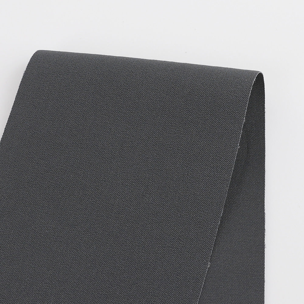 Heavyweight Stretch Cotton Twill - Shark