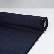 Linen / Nylon Organza - Marine