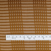 Sheer Check Silk - Ginger