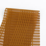 Sheer Check Silk - Ginger