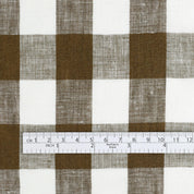 Bold Gingham Linen - Olive