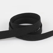 Organic Linen Bias Binding - Black