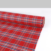 Plaid Cotton Oxford - Red Mix