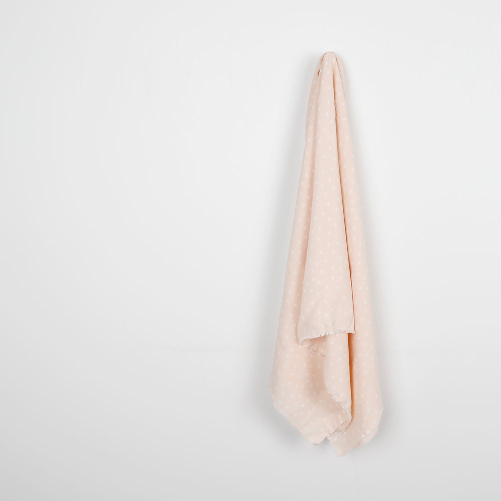 Painted Polka Dot Rayon Crepe - Shell