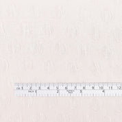 Crumpled Spot Silk / Poly Jacquard - Pearl