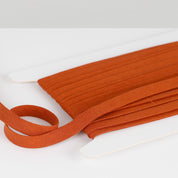 Vintage Finish Linen Bias Binding - Paprika