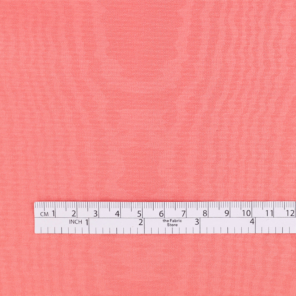 Moire Ottoman Taffeta - Coral