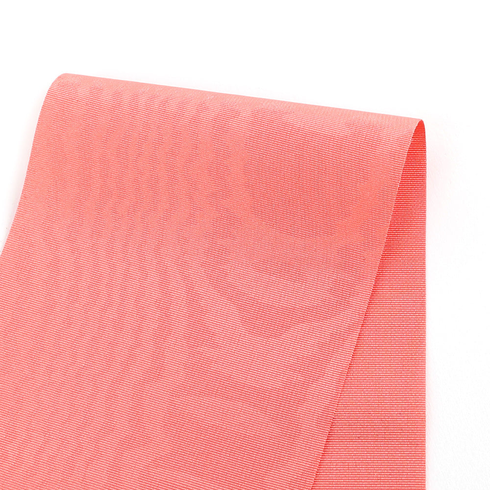 Moire Ottoman Taffeta - Coral