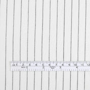 Pinstripe Rayon Challis - Ivory