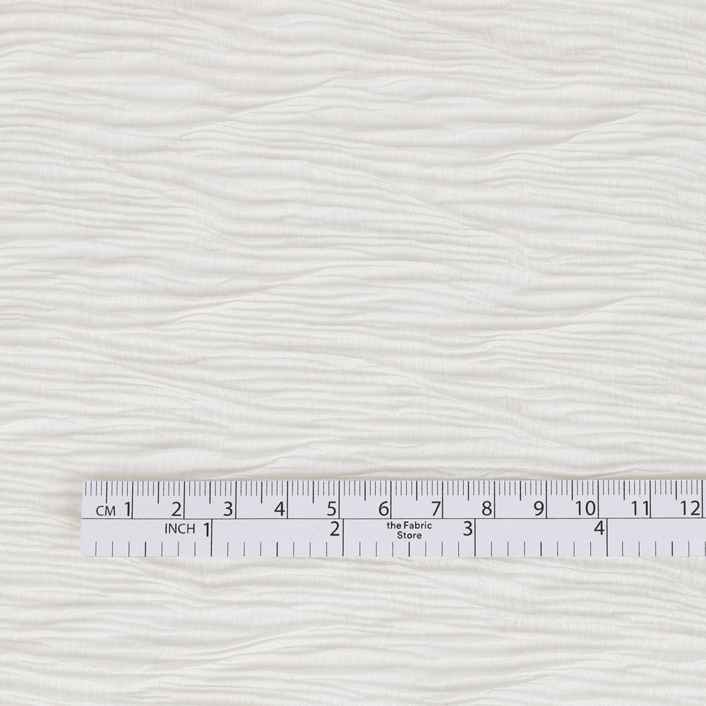 Plissé Georgette - Ivory