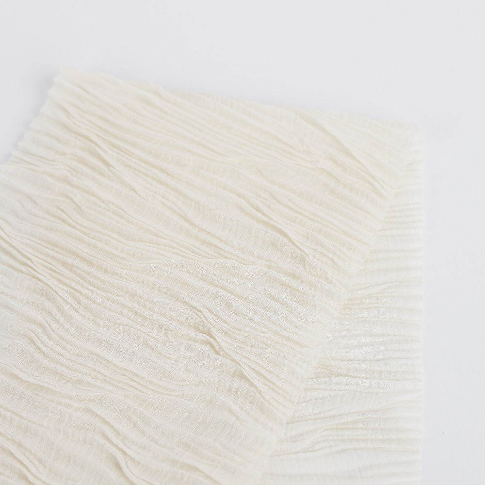 Plissé Georgette - Ivory