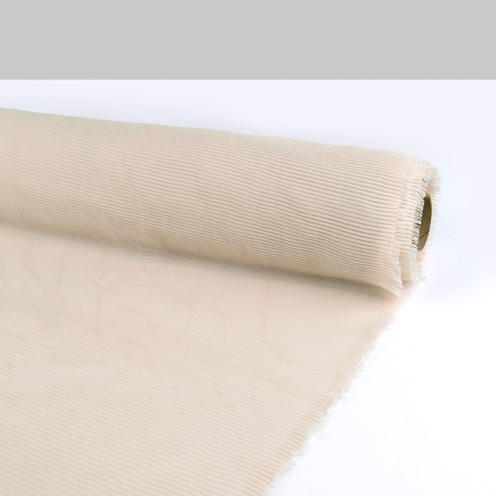 Plissé Georgette - Ecru