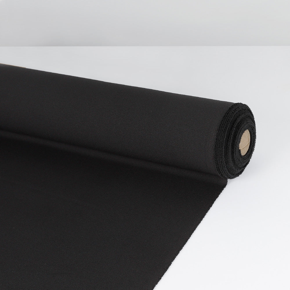 Poly Double Crepe - Black