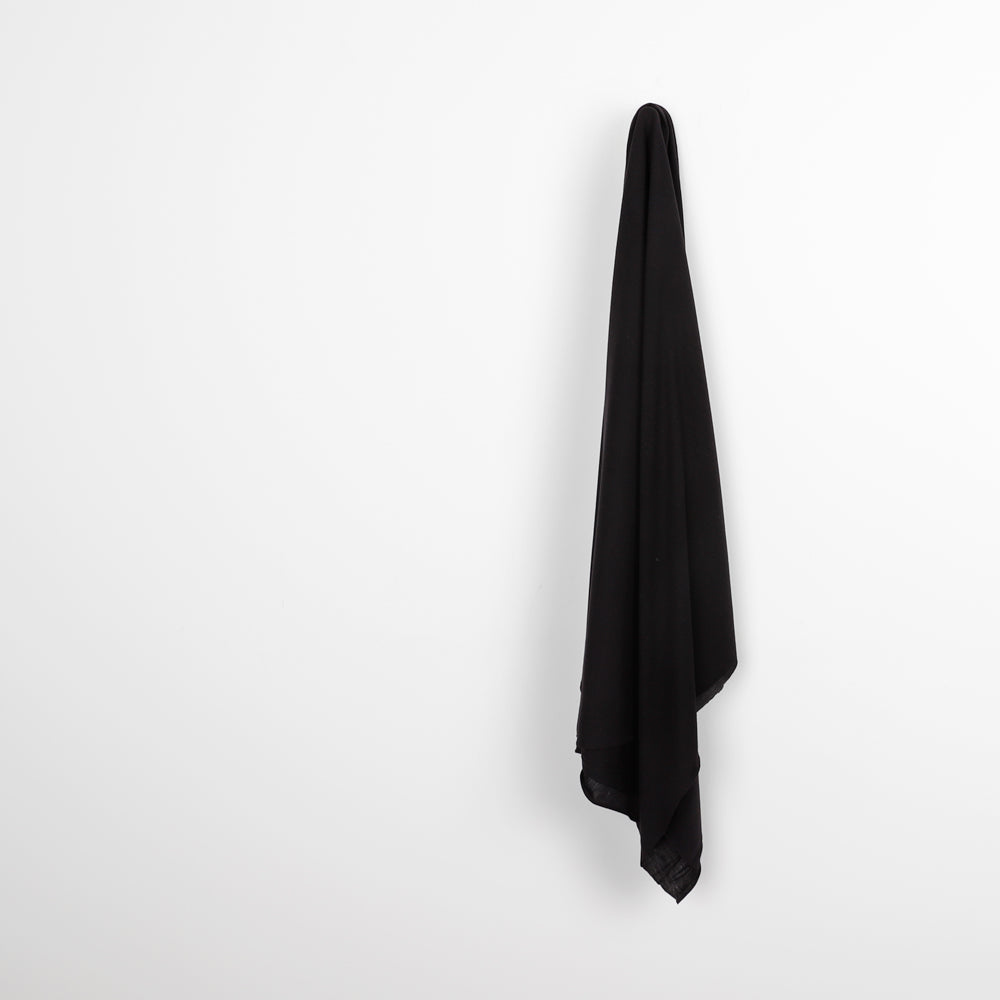 Poly / Merino Jersey - Ebony