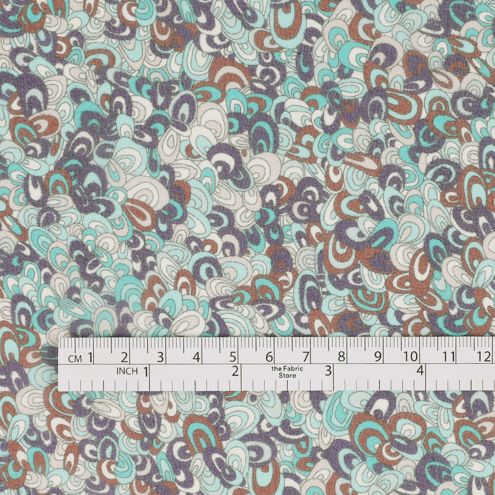 Liberty Chelsea Georgette - Rainbow Rave / B