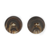 Recycled Paper Button 25.4mm - Dark