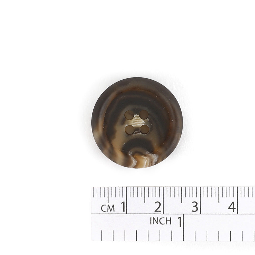 Recycled Paper Button 25.4mm - Dark